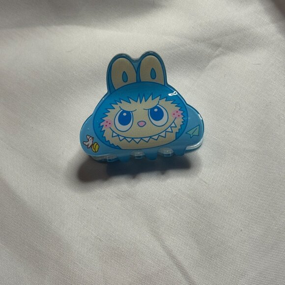 Mini Monster Hair Claw Clip, Pink Monster, 2 inches Wide - Picture 5 of 6